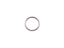 O-Ring Rundring 25 mm Metall - 4 Stück - silberfarben