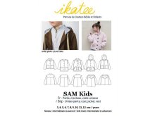 Französische Papier-Schnittmuster Ikatee - Mantel SAM Kids - Kinder