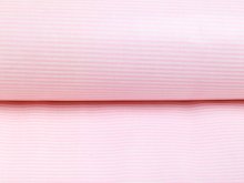 Beschichtete Webware Baumwolle extra Stark - Streifen - weiß/rosa