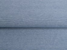 Single Jersey Sanetta - zarte Streifen - blau