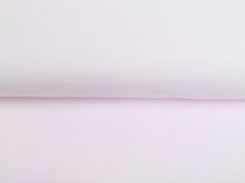  Jersey Sanetta - schmale Streifen - weiß-rosa