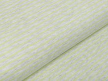 Jersey Melange Sanetta - Streifen - meliert grau