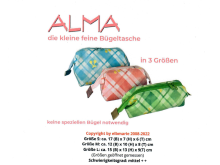 Papierschnittmuster von elbmarie ALMA - Bügeltasche in 3 Größen