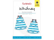 Papierschnittmuster Farbenmix Racerback-Jerseykleid WHITNEY - Mädchen 