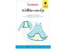 Papierschnittmuster Farbenmix Festtagskleid + Bolero WILLEMIENTJE - Mädchen