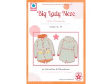 Papierschnittmuster Farbenmix  Big Lady Neve  Plus-Size Damenparka