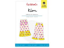 Papierschnittmuster Farbenmix Raffhose KIM - Mädchen 