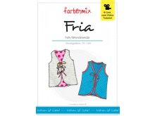 Papierschnittmuster Farbenmix Fria Fell-/Wendeweste - Mädchen