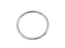 O-Ring Rundring 40 mm Metall - 2 Stück - silber