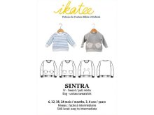 Französische Papier-Schnittmuster Ikatee - Sweatshirt SINTRA - Babys / Kleinkinder