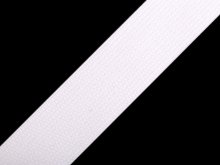 Gurtband Baumwolle 30 mm - uni weiß