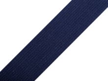 Gurtband Baumwolle 30 mm - uni dunkles blau 