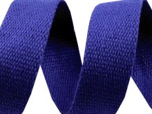 Gurtband Baumwolle 30 mm - uni dunkles blau