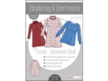 Papierschnittmuster ki-ba-doo TESSA Webwaren-Kleid - Damen