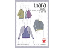 Papierschnittmuster Farbenmix Thara Damenblouson