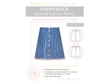  Papierschnittmuster lillesol basics No.11 Mädchen Knopfrock