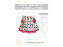 Papierschnittmuster lillesol basics No.17 Zwei-Lagen-Rock