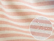 Outdoorstoff teflonbeschichtet - Streifen - beige-terrakotta
