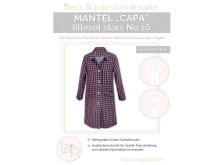 Papierschnittmuster lillesol stars No.16 Mantel Capa