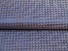 Jacquard Futterstoff - Hahnentritt-Muster - grau