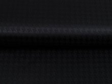 Jacquard Futterstoff - Hahnentritt-Muster - schwarz