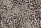 Elastischer Funktions- und Sportjersey - Animalprint - beige