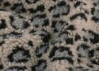 Sherpa Teddy - Animalprint - grau