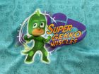 Nahaufnahme von Jersey Swafing PJ Masks-Pyjamahelden PANEL ca. 50 x 60 cm - türkis