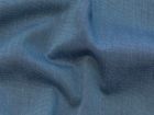 Nahaufnahme von Blusen- und Hemdenstoff Webware Baumwolle - meliert -kräftiges blau