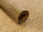 Nahaufnahme von Kork Coupon ca. 50 cm x 67 cm - mit Glitzer - silber