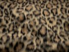 Fellimitat Kunstpelz - Animalprint - hellbraun