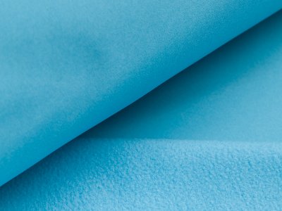 Jackenstoff Softshell - uni türkisblau