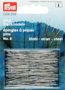 Stecknadeln Prym ST 0,60 x 30 mm - silberfarben - 20g