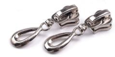 Zipper/Schieber 5 mm - 2 Stk - silber