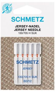 Jerseynadeln Schmetz 130/705 H-SUK ST. 80/12 Kugel - 5 Stück
