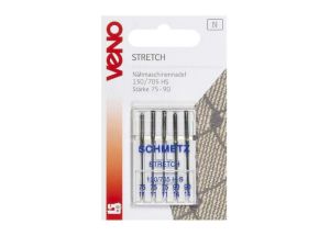 VENO Nähmaschinennadel Stretch 130/705 Stärke 75-90  - 5 Stück