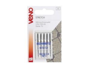 VENO Nähmaschinennadel Stretch 130/705 Stärke 75  - 5 Stück