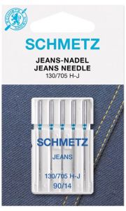 Jeans / Denim Maschinennadeln Schmetz 130/705 - 90/14 - 5 Stück
