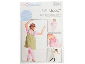 Papier-Schnittmuster Lenipepunkt - Schürzenkleid "Schwedenloop" - Mädchen