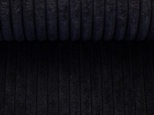 Breitcord - Samtcord Swafing Wanja ca. 10 mm Rippen - uni schwarz