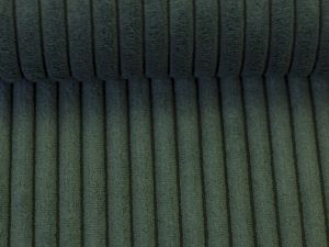 Breitcord - Samtcord Swafing Wanja ca. 10 mm Rippen - uni tannengrün