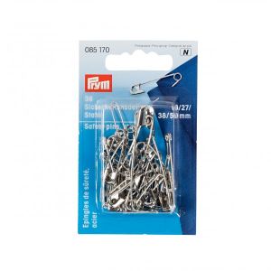 Sicherheitsnadeln 19-50mm Prym - silber