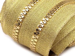 Endlos-Reißverschluss 5mm - gold