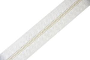 Endlosreißverschluss 3mm - weiß