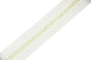 Endlosreißverschluss 3mm - blassgelb