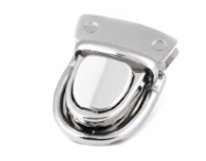 Steckverschluss / Mappenschloss 1 Stk. ca. 30 x 39 mm - nickel