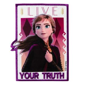 Applikation zum Aufbügeln Disney-Frozen II - Anna-Your Truth - weiß