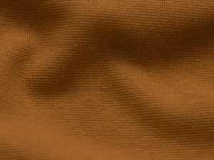 Glattes Bündchen im Schlauch - uni cognac 