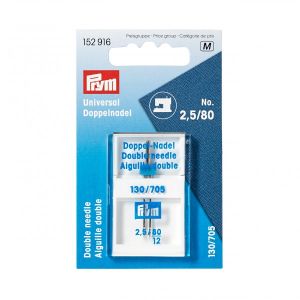 Schmetz Universal Zwillings-Nadeln 1 Stk. 80/2,5mm Prym 