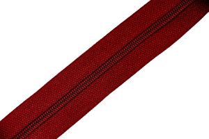 Endlosreißverschluss 3mm -  dunkelrot